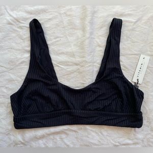 Vitamin A Sienna Tank black swimsuit // ecorib